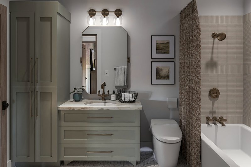 House Design - Interior - Bathroom for Modern House Plan #455-366 - 1 bed, 1 bath