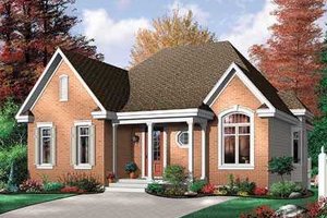 European Exterior - Front Elevation Plan #23-324