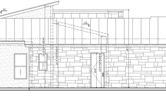Exterior - Other Elevation for Contemporary House Plan #1110-13 - 3 bed, 3 bath