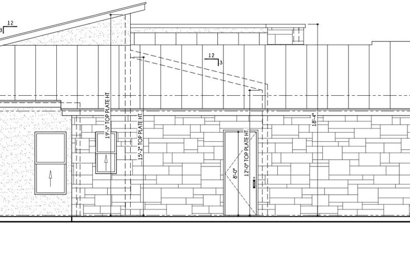 Architectural House Design - Exterior - Other Elevation for Contemporary House Plan #1110-13 - 3 bed, 3 bath