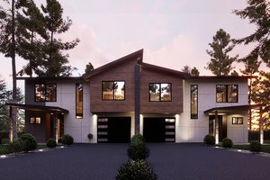 Contemporary Exterior - Front Elevation Plan #1066-292