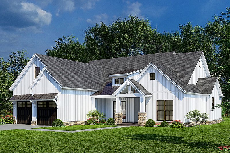 Cottage Style House Plan - 3 Beds 2 Baths 1954 Sq/Ft Plan #923-263 ...