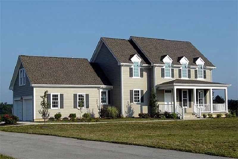 Home Plan - Farmhouse Exterior - Front Elevation Plan #137-106