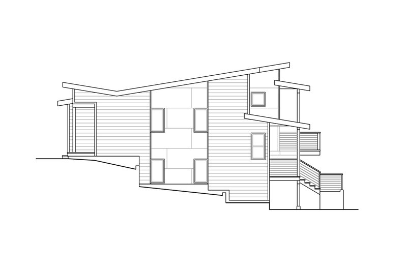 House Plan Design - Exterior - Other Elevation for Modern House Plan #124-1292 - 6 bed, 4 bath
