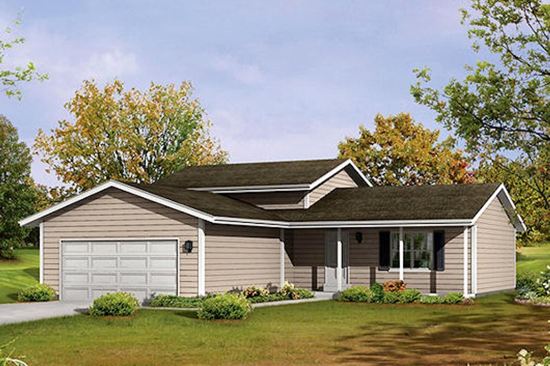 House Plan Design - Farmhouse Exterior - Front Elevation Plan #57-524
