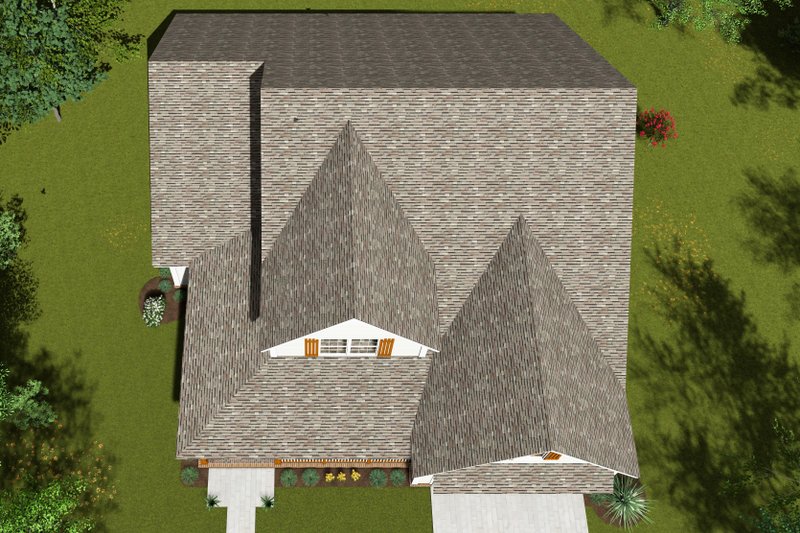 House Design - Exterior - Other Elevation 3 for Farmhouse House Plan #513-2239 - 3 bed, 2.5 bath