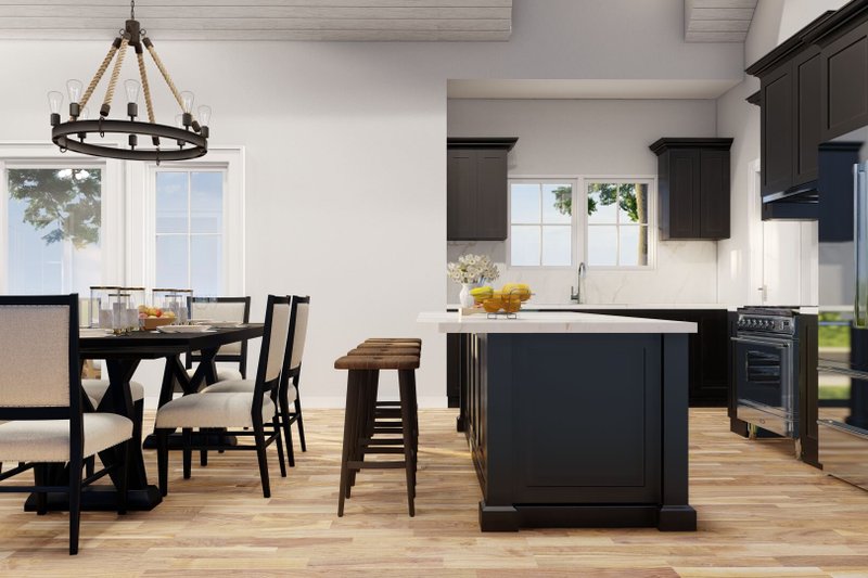 House Blueprint - Interior - Kitchen 4 for Cottage House Plan #923-345 - 2 bed, 2.5 bath