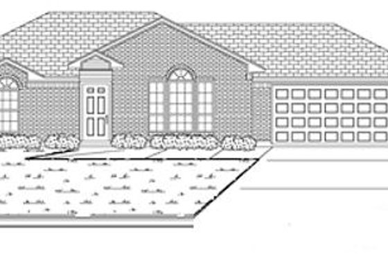 Exterior - Other Elevation for Traditional House Plan #84-344 - 2 bed, 1 bath