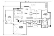 European Style House Plan - 5 Beds 3.5 Baths 2393 Sq/Ft Plan #5-356 