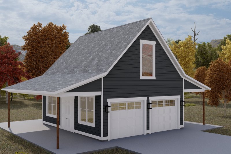 Architectural House Design - Exterior - Front Elevation 4 for European House Plan #1060-131, 0 bath