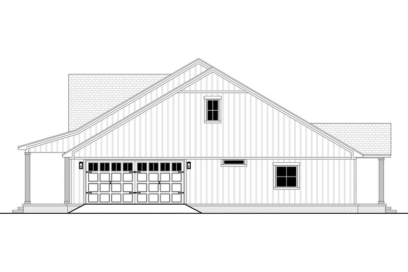House Plan Design - Exterior - Other Elevation 1 for Farmhouse House Plan #430-442 - 4 bed, 3 bath