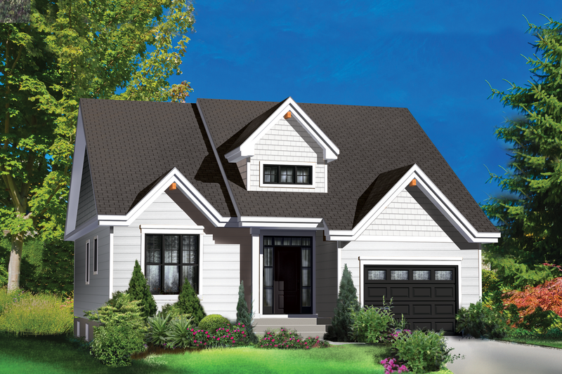 Dream House Plan - Farmhouse Exterior - Front Elevation Plan #25-4949