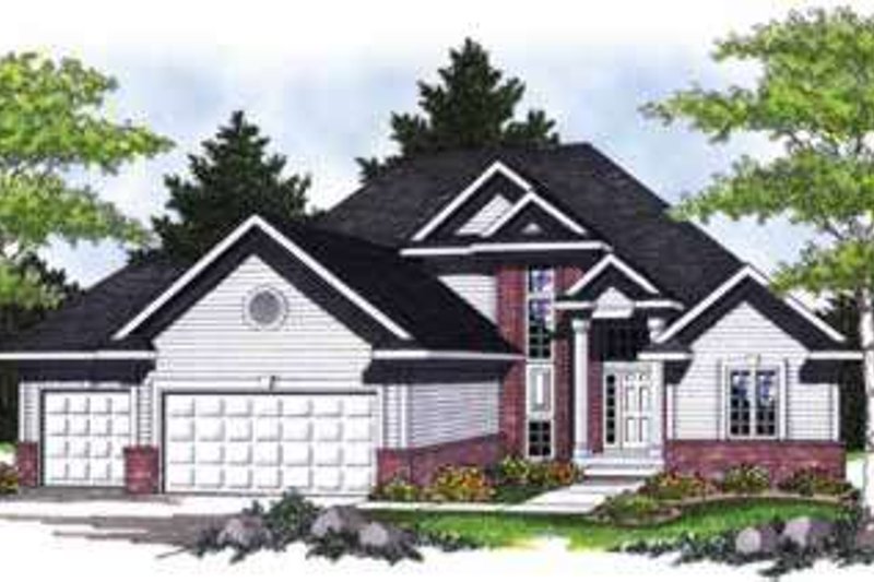 Dream House Plan - Traditional Exterior - Front Elevation Plan #70-835