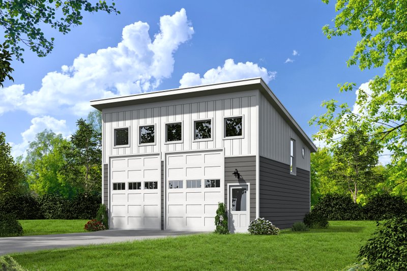 Home Plan - Contemporary Exterior - Front Elevation Plan #932-129