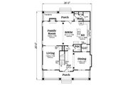 Bungalow Style House Plan - 4 Beds 2.5 Baths 2707 Sq/Ft Plan #419-275 