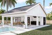 Farmhouse Style House Plan - 0 Beds 0.5 Baths 295 Sq/Ft Plan #455-246 