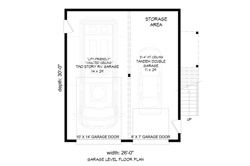 House Plan Design - Floor Plan - Lower Floor for Contemporary House Plan #932-70, 0 bath