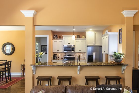 Interior - Kitchen 1 for Traditional House Plan #929-911 - 3 bed, 2 bath