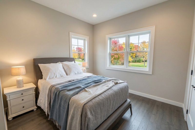 House Plan Design - Interior - Bedroom 2 for Farmhouse House Plan #51-1532 - 3 bed, 2.5 bath