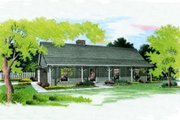 Country Style House Plan - 3 Beds 2 Baths 1191 Sq/Ft Plan #45-255 
