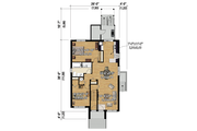 Contemporary Style House Plan - 6 Beds 3 Baths 2907 Sq/Ft Plan #25-4553 