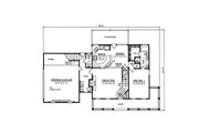Country Style House Plan - 3 Beds 2.5 Baths 1782 Sq/Ft Plan #42-369 