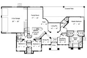 European Style House Plan - 4 Beds 3 Baths 3412 Sq/Ft Plan #417-379 