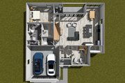 Farmhouse Style House Plan - 3 Beds 2.5 Baths 1969 Sq/Ft Plan #513-2352 Floor 