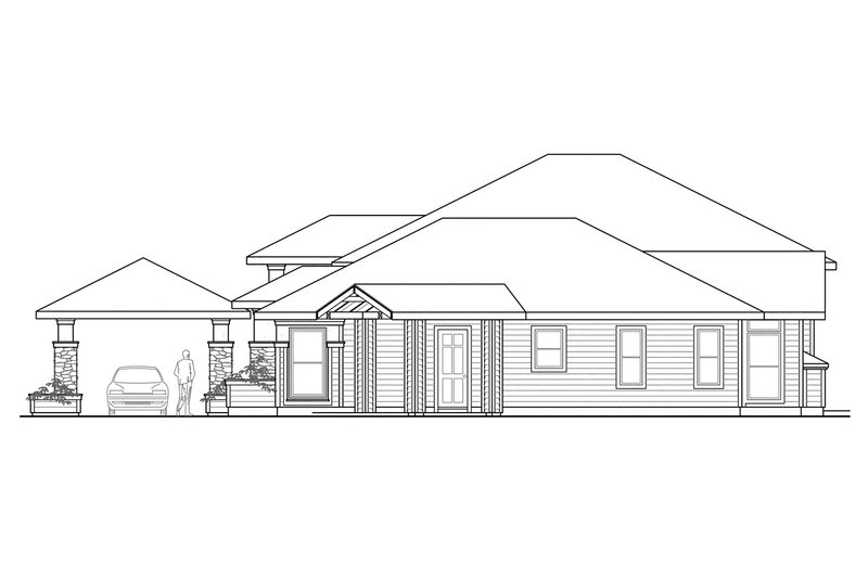 Home Plan - Exterior - Other Elevation 2 House Plan #124-445 - 3 bed, 3 bath