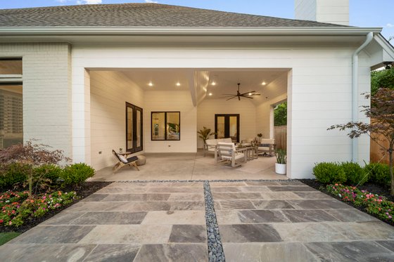 Exterior - Outdoor Living 1 for Traditional House Plan #1098-8 - 4 bed, 4.5 bath