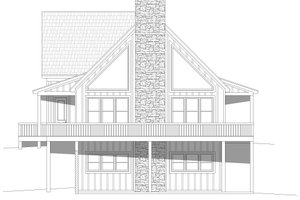 Exterior - Front Elevation 4 for Contemporary House Plan #932-558 - 2 bed, 2.5 bath