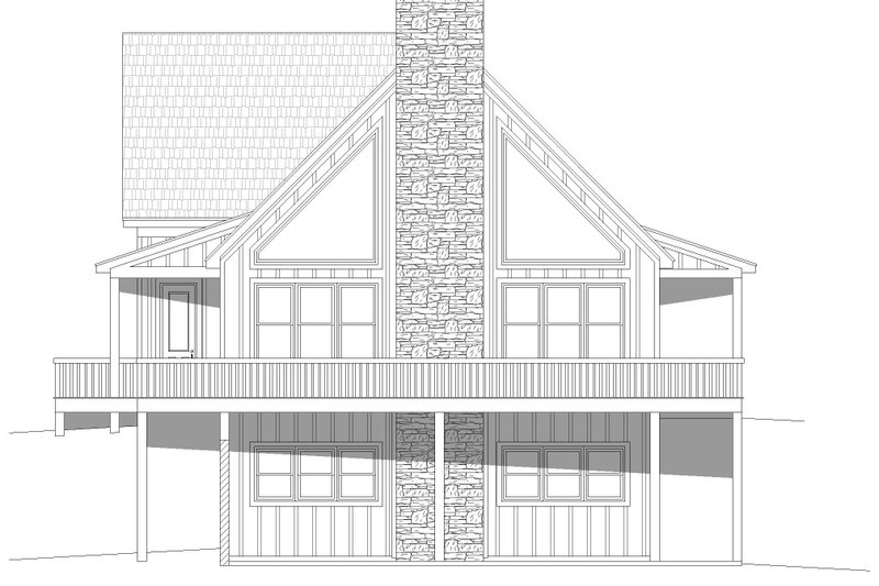 House Design - Exterior - Front Elevation 4 for Contemporary House Plan #932-558 - 2 bed, 2.5 bath