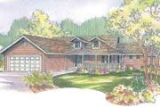 Traditional Style House Plan - 3 Beds 2 Baths 1668 Sq/Ft Plan #124-495 