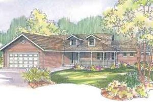 Traditional Exterior - Front Elevation Plan #124-495