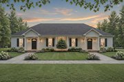 Country Style House Plan - 2 Beds 2 Baths 1650 Sq/Ft Plan #21-634 Exterior 