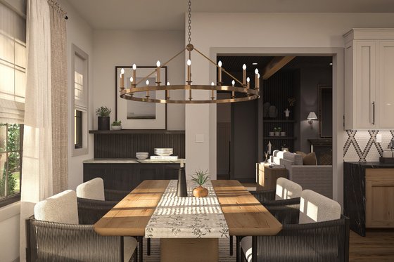 Interior - Dining Room 1 for Farmhouse House Plan #455-680 - 4 bed, 3.5 bath