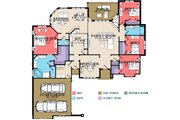 Country Style House Plan - 4 Beds 2.5 Baths 2414 Sq/Ft Plan #63-267 