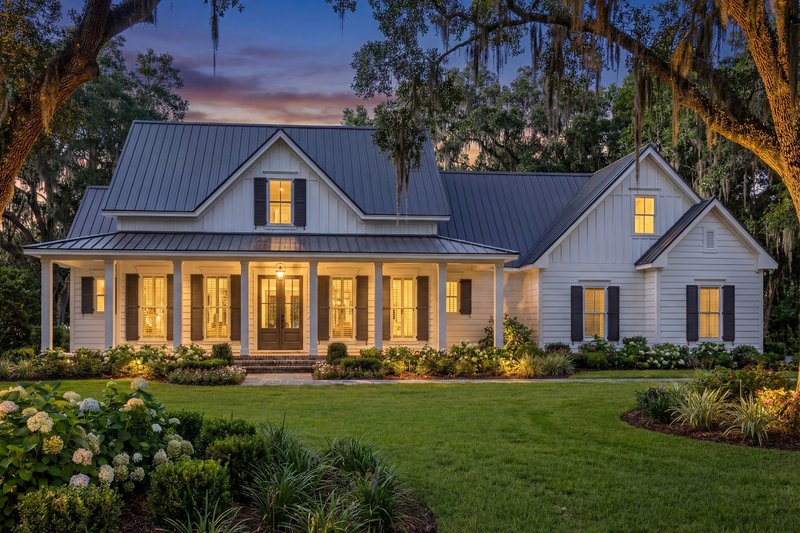 Dream House Plan - Exterior - Front Elevation 10 for Farmhouse House Plan #430-160 - 3 bed, 2.5 bath