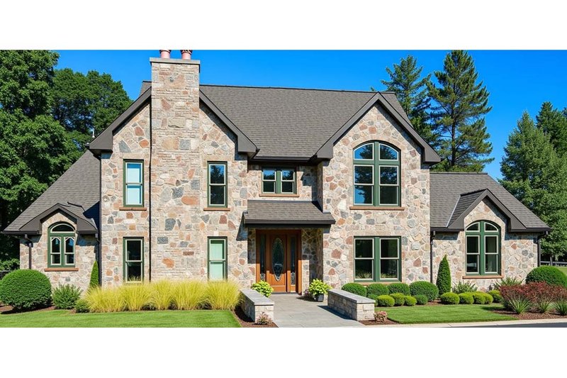 Home Plan - Country Exterior - Front Elevation Plan #3-328