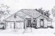 Traditional Style House Plan - 3 Beds 2 Baths 1260 Sq/Ft Plan #310-890 