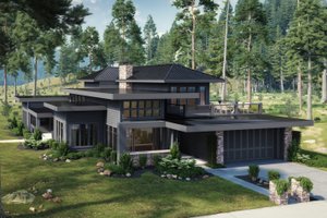 Contemporary Exterior - Front Elevation Plan #942-64