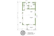Mediterranean Style House Plan - 0 Beds 1 Baths 499 Sq/Ft Plan #1106-21 Floor 