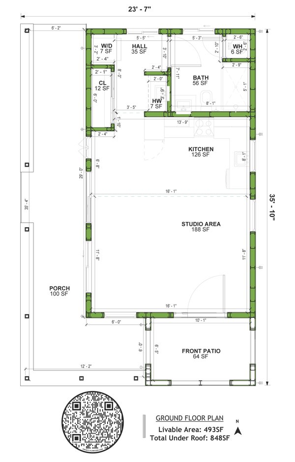 Dream House Plan - Mediterranean Floor Plan - Main Floor Plan #1106-21