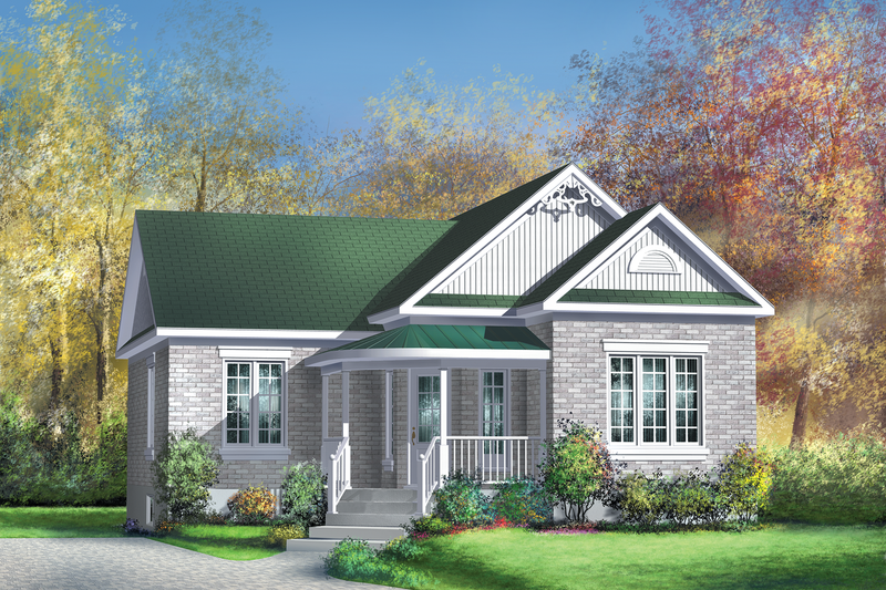 Home Plan - Cottage Exterior - Front Elevation Plan #25-137