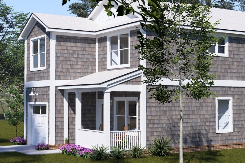 Architectural House Design - Exterior - Other Elevation 1 for Cottage House Plan #513-2462 - 3 bed, 2.5 bath