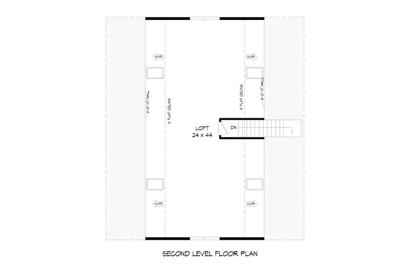 Home Plan - Floor Plan - Upper Floor for Country House Plan #932-616, 0.5 bath