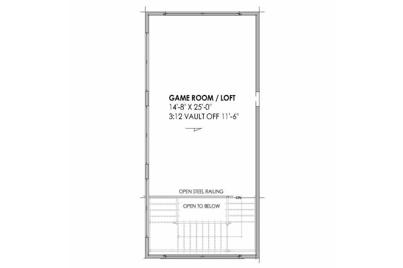 House Blueprint - Floor Plan - Upper Floor for Modern House Plan #1096-122 - 4 bed, 4.5 bath
