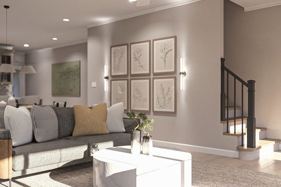 Interior - Family Room 3 for Farmhouse House Plan #455-409 - 3 bed, 2.5 bath