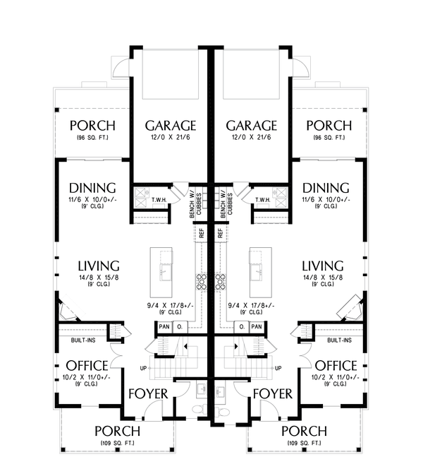 Farmhouse Floor Plan - Other Floor Plan #48-1187