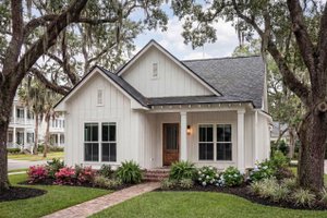 Exterior - Front Elevation 3 for Cottage House Plan #430-40 - 3 bed, 2 bath